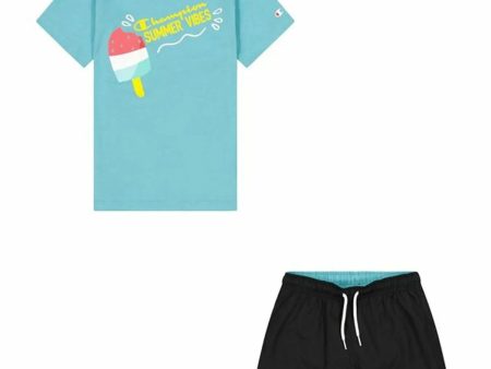 Ensemble de Sport pour Enfants Champion Aigue marine Hot on Sale