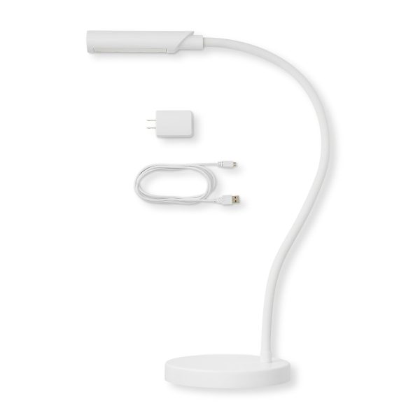 UberLight Flex Led Task Light, USB with Base, White Hot on Sale