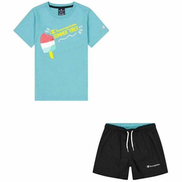 Ensemble de Sport pour Enfants Champion Aigue marine Hot on Sale