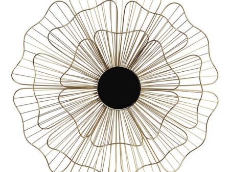 Wall Decoration Dekodonia Flower Metal Crystal Chic Cheap