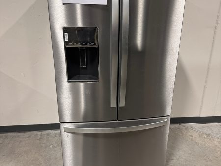 NEW Whirlpool - 26.8 Cu. Ft. French Door Refrigerator - Stainless Steel  MODEL: WRF767SDHZ  REF12987 Cheap