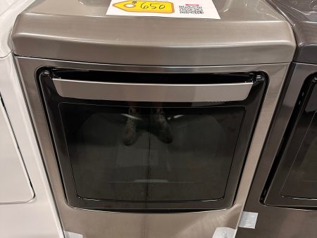 LG - 7.3 Cu. Ft. Smart Electric Dryer Model:DLE7400VE  DRY12175 Online Sale