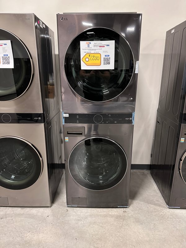 NEW ELECTRIC DRYER WASHTOWER LG WASHER DRYER STACKED SET MODEL:WKEX200HBA   WAS13167 Supply